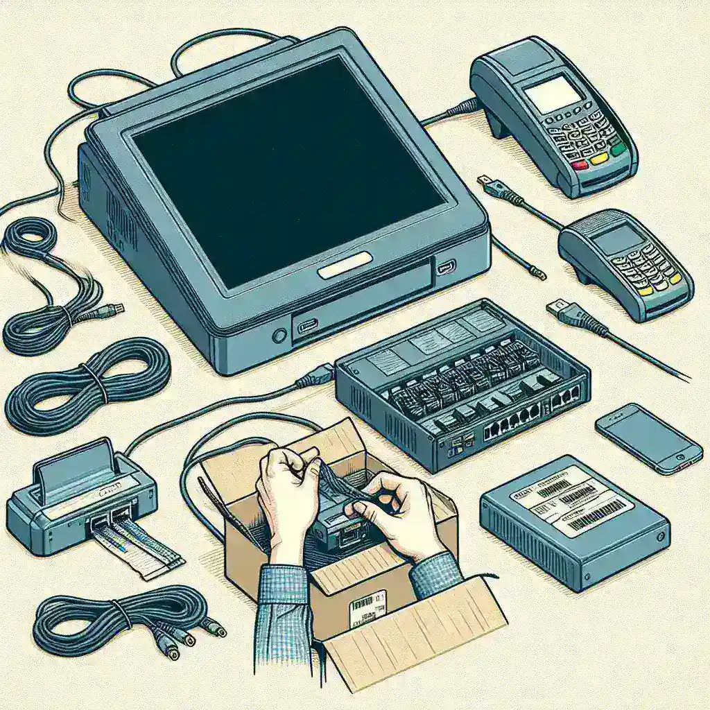 ¿Cómo se instala un adaptador de red en un sistema de punto de venta (POS)?