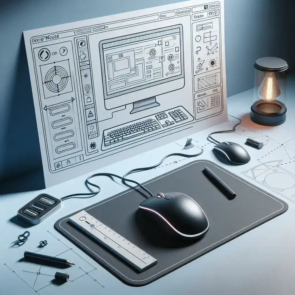 ¿Cómo configuro un ratón para uso en aplicaciones de CAD?