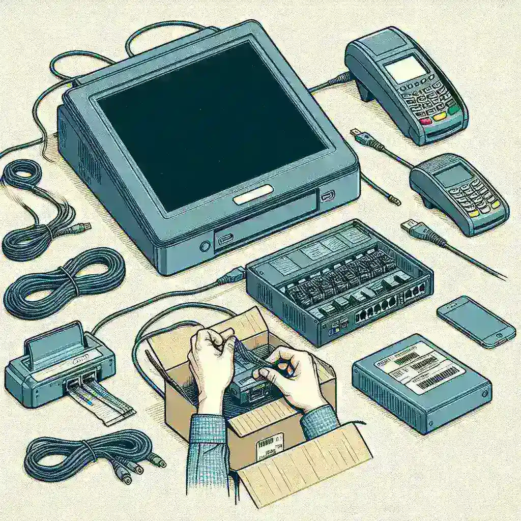 ¿Cómo se instala un adaptador de red en un sistema de punto de venta (POS)?