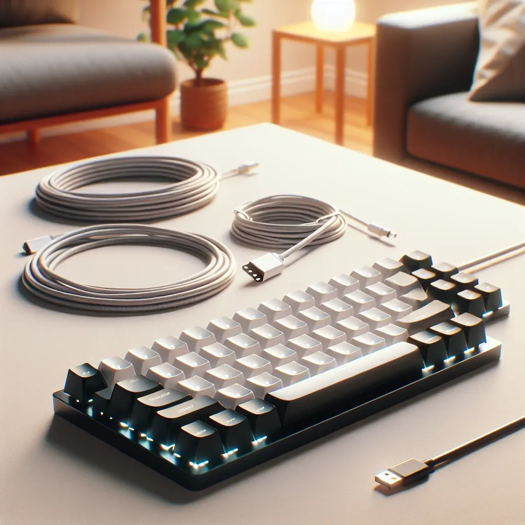 ¿Existen teclados mecánicos inalámbricos con cables desmontables?