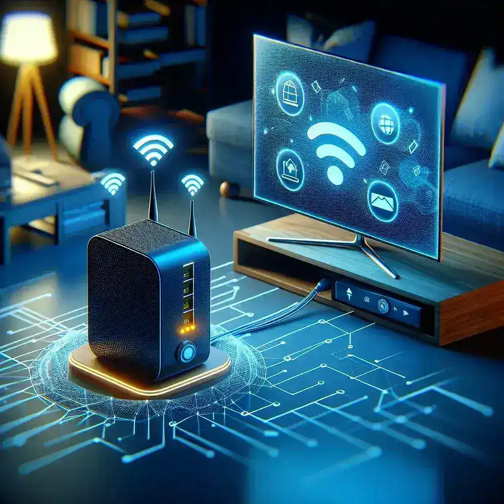 ¿Se puede usar un módem con un televisor inteligente?